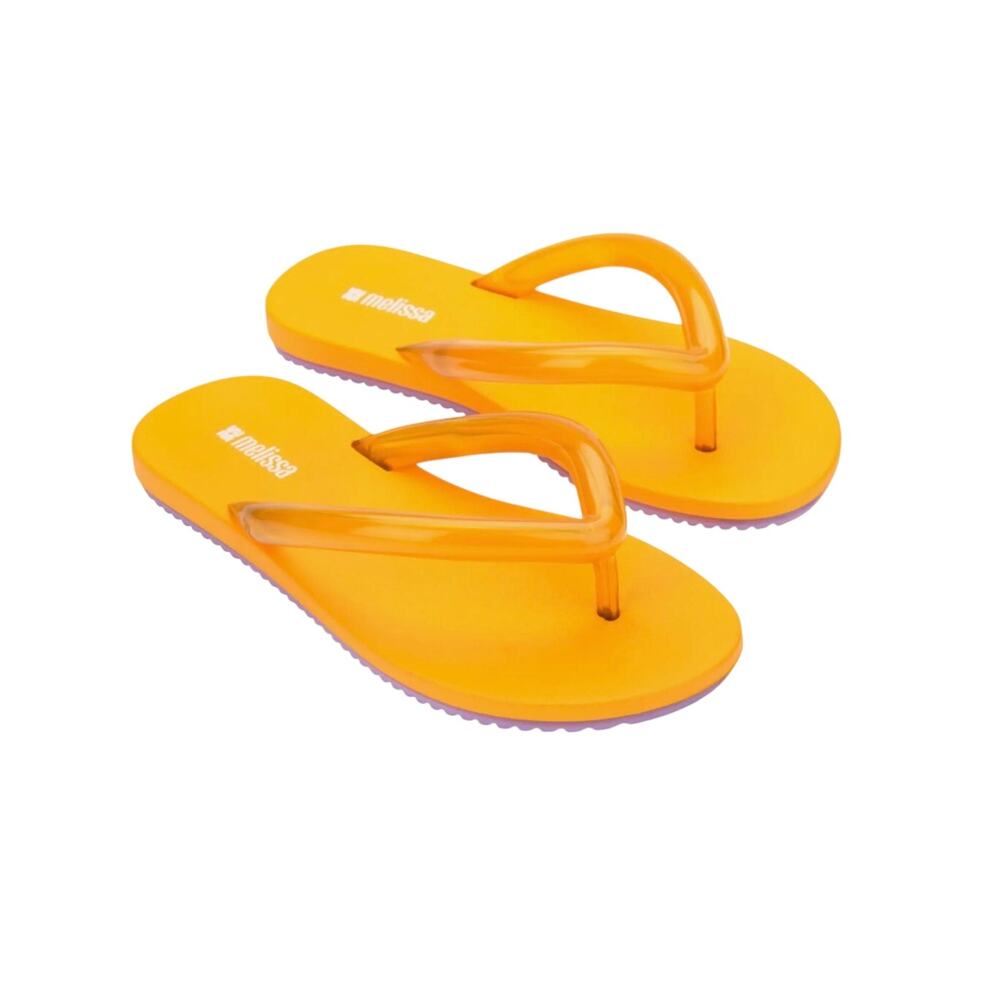 Melissa Airflow Flip Flop Yellow Lilac Size US 9 EUR 40
